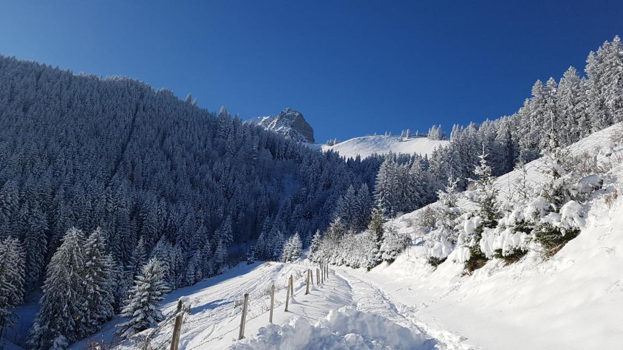 Charming Chalet With Panoramic View And Private Parking In Gruyere Gruyeres Dış mekan fotoğraf
