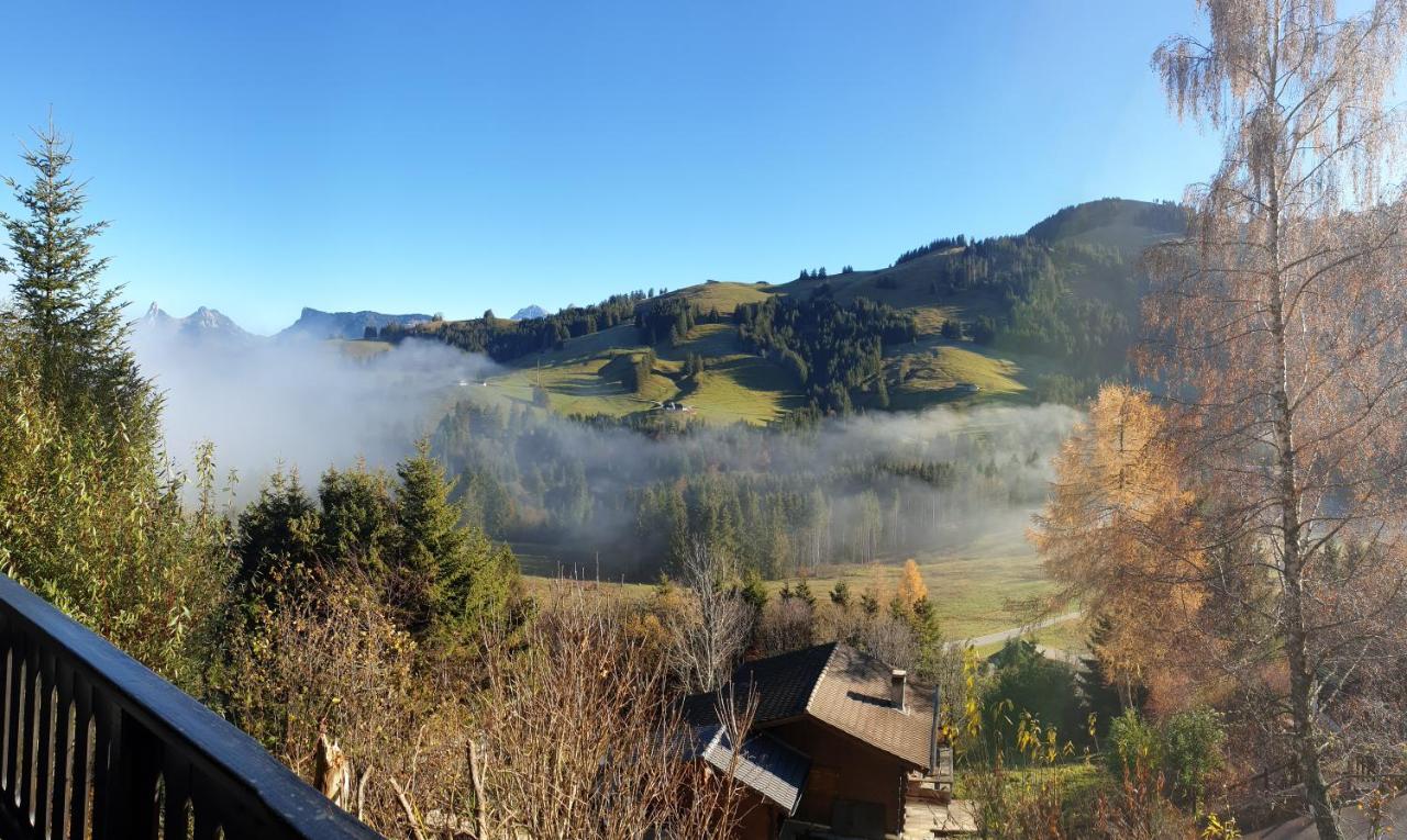 Charming Chalet With Panoramic View And Private Parking In Gruyere Gruyeres Dış mekan fotoğraf